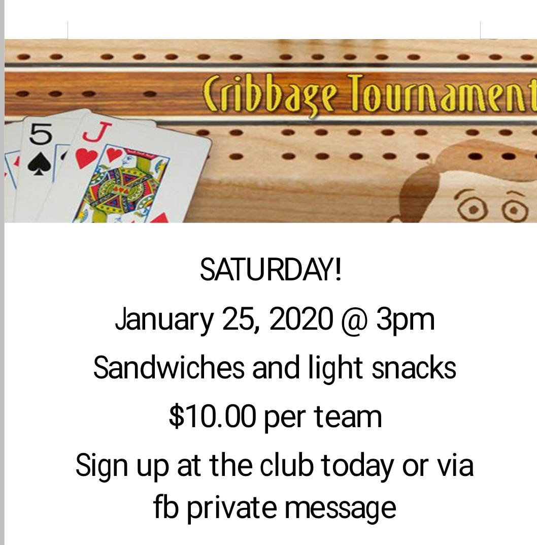 Cribbage Tournament Newmarket Polish American Club Events/Venue